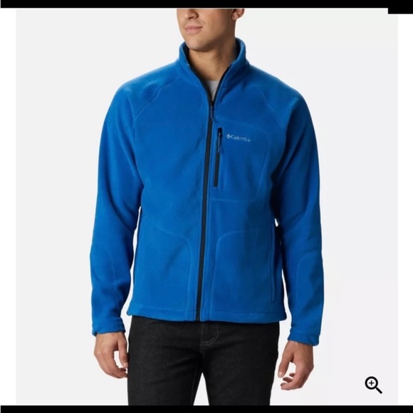 Columbia BLIE FLEECE ZIPPER jacket. SIZ EXLG GC - Picture 4 of 7